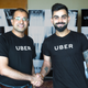 Amit Jain, President, Uber India & SA with Uber India's Brand Ambassador, Virat Kohli, Captain, Indian Cricket Team